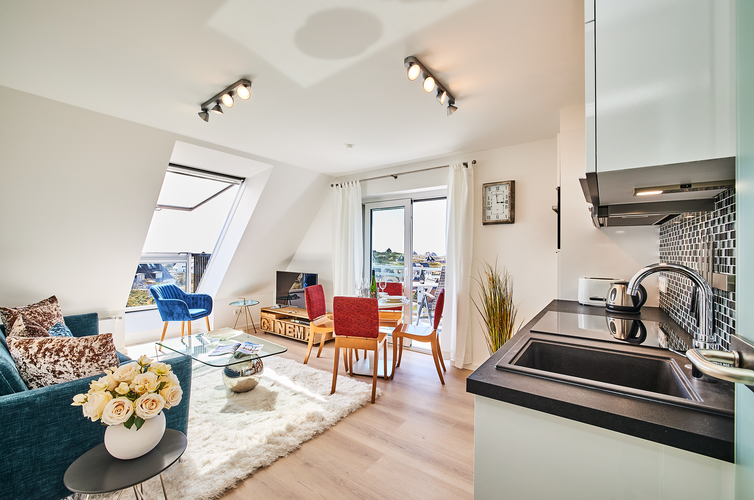 Moderne 3-Zi-FeWo „OceanLounge“ mit herrlichem Meerblick