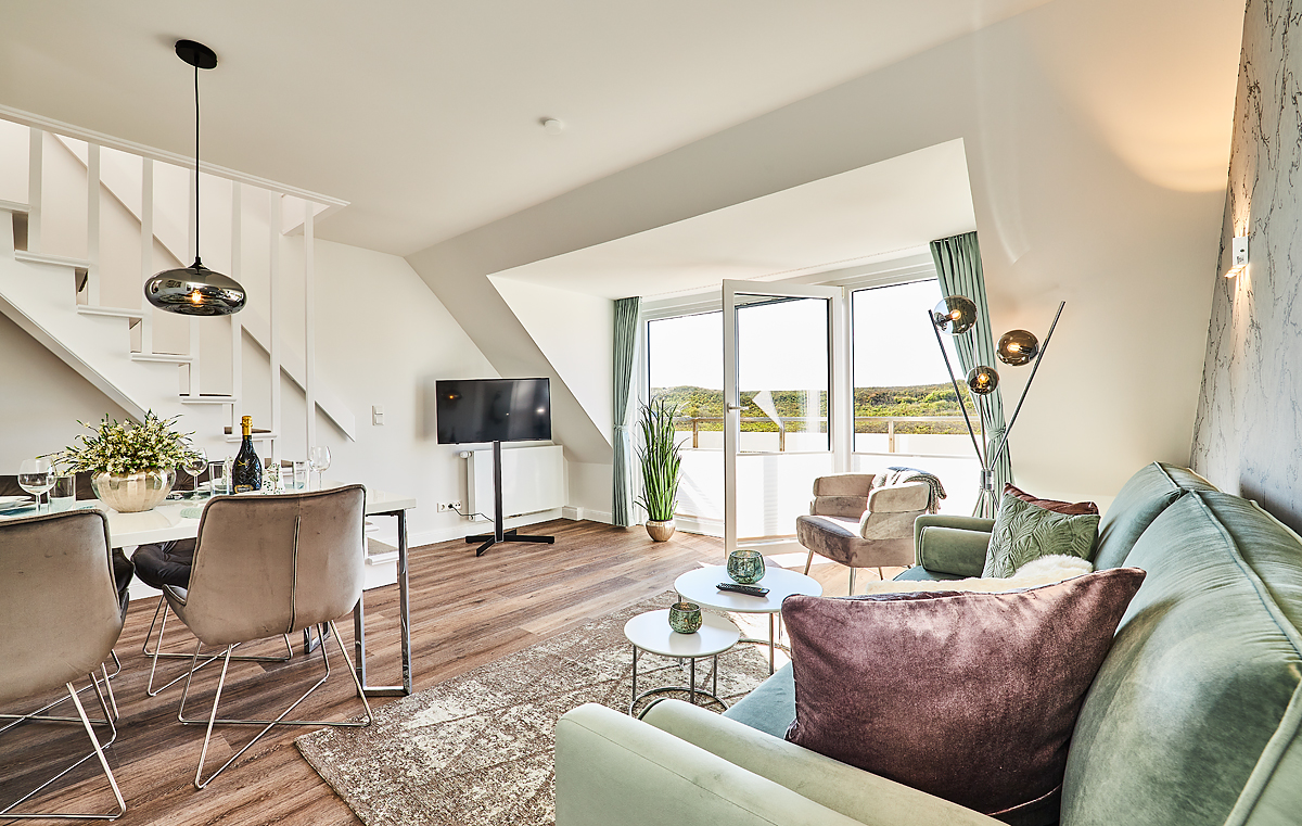Moderne 3-Zi-FeWo "Bayside" direkt am Strand